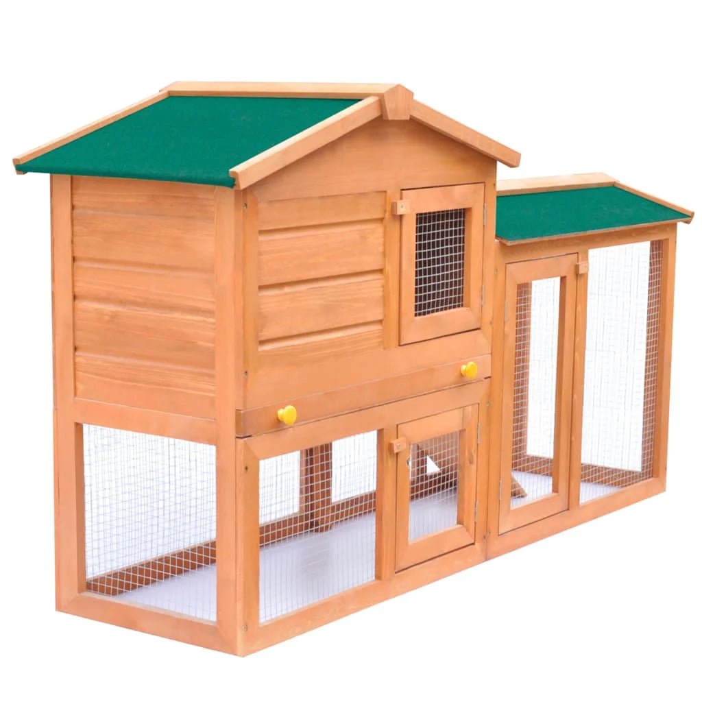 Maison en bois à niveaux - La cage à Lapin