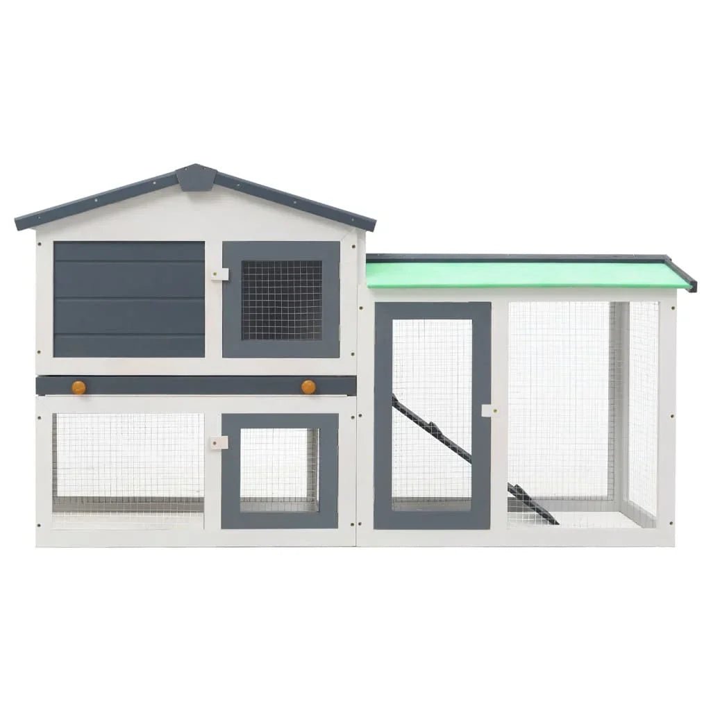 Maison en bois double niveau - La cage à Lapin