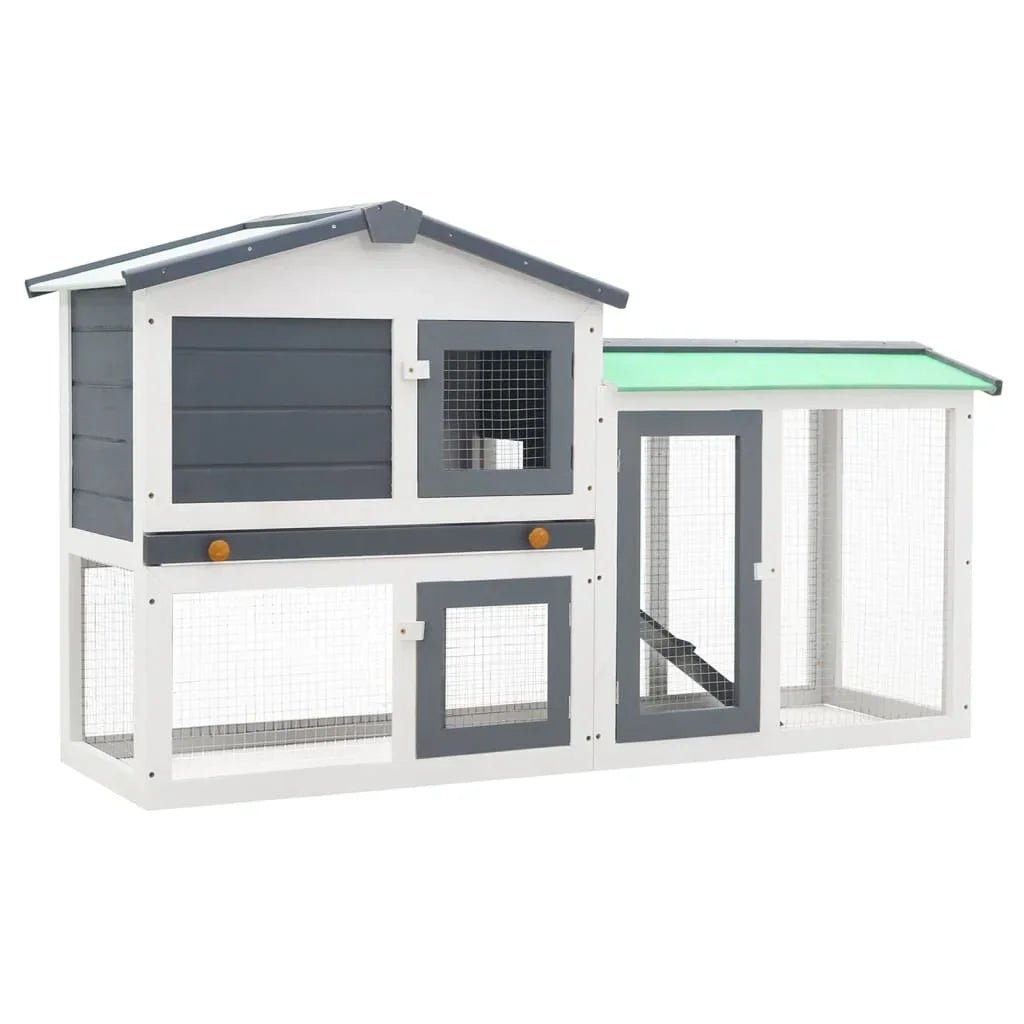 Maison en bois double niveau - La cage à Lapin
