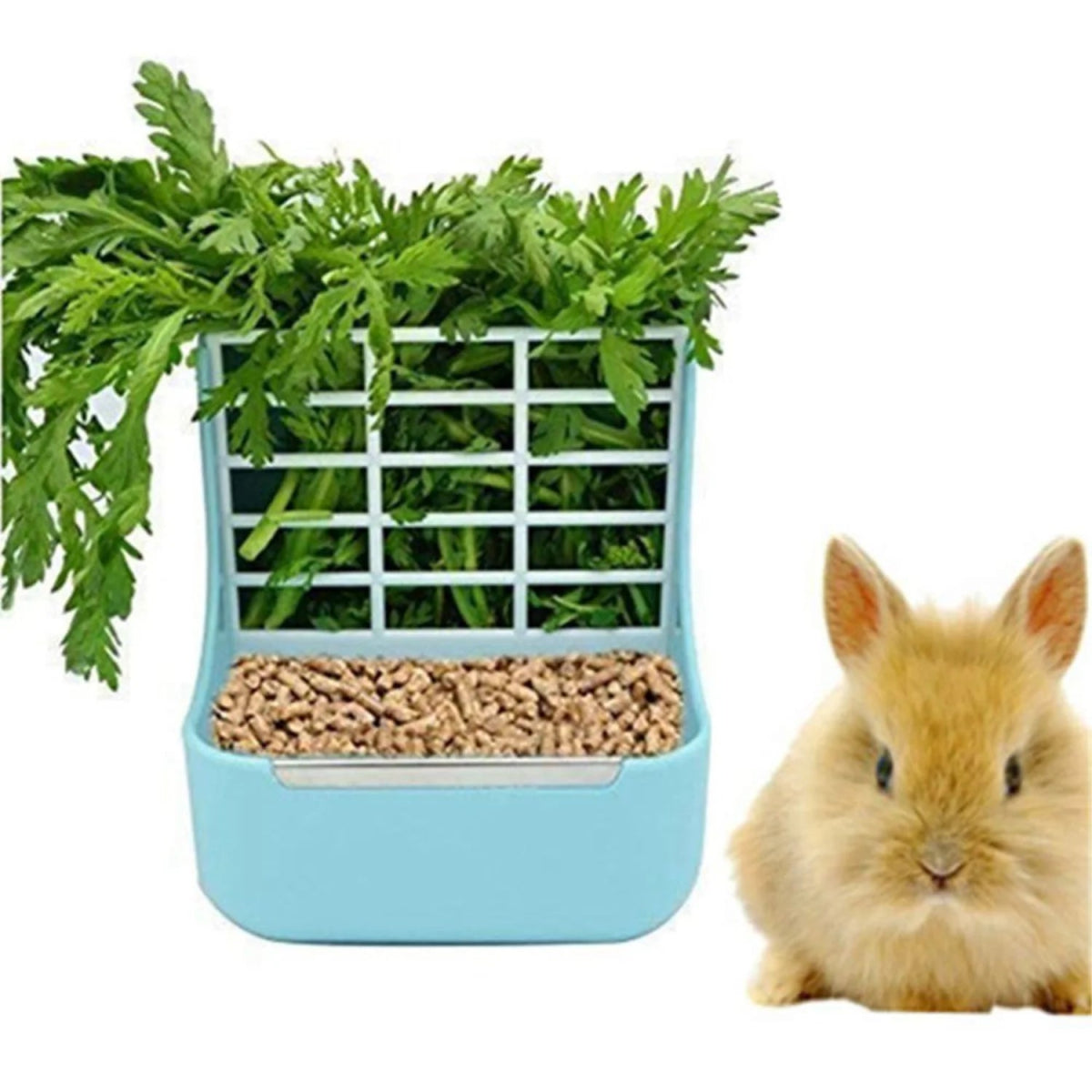 Mangeoire 2 en 1 pour Lapin - La cage à Lapin