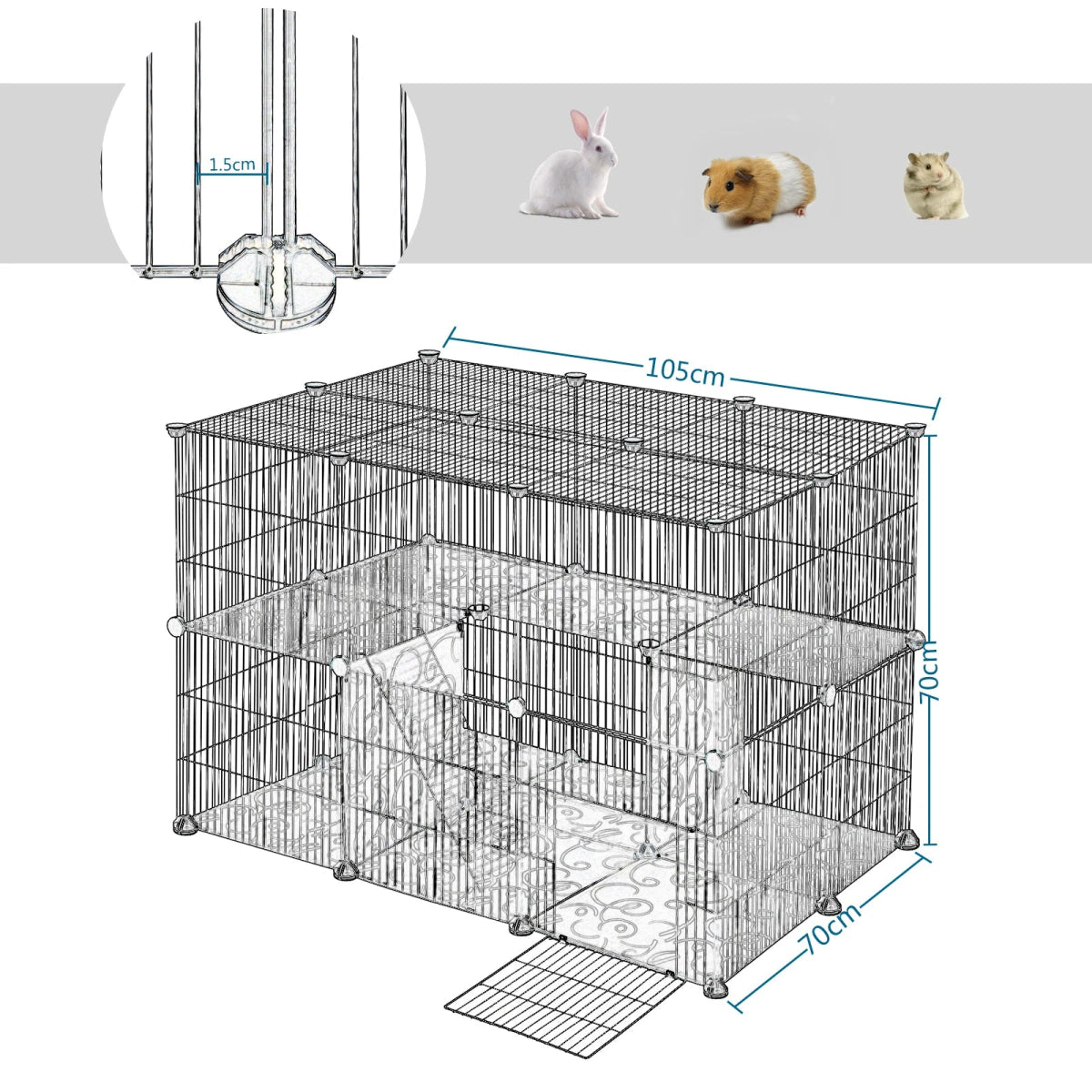 Parc modulable - La cage à Lapin