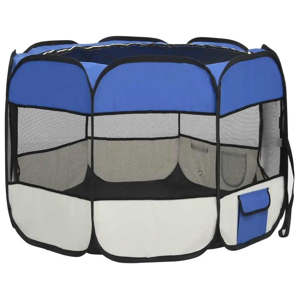 Parc pliable Bleu - La cage à Lapin