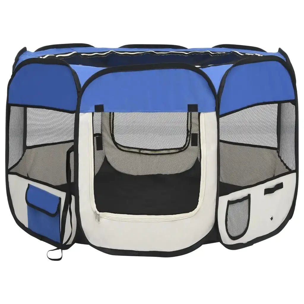 Parc pliable Bleu - La cage à Lapin