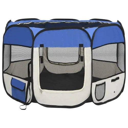 Parc pliable Bleu - La cage à Lapin