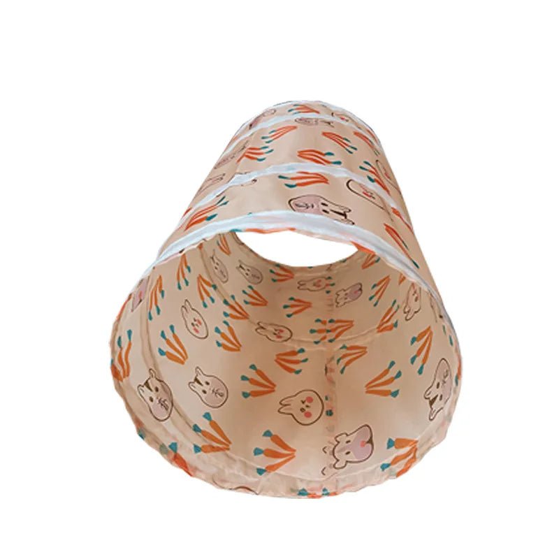 Tunnel de jeu pliable - La cage à Lapin