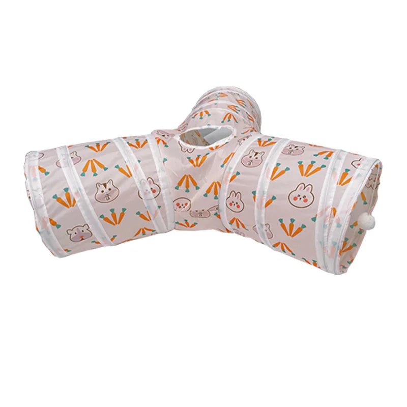 Tunnel de jeu pliable - La cage à Lapin
