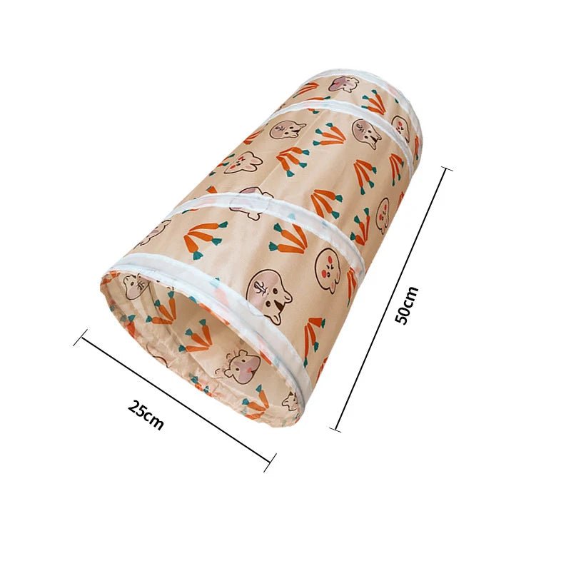 Tunnel de jeu pliable - La cage à Lapin