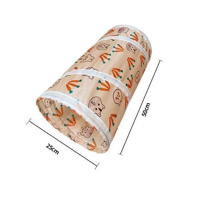 Tunnel de jeu pliable - La cage à Lapin